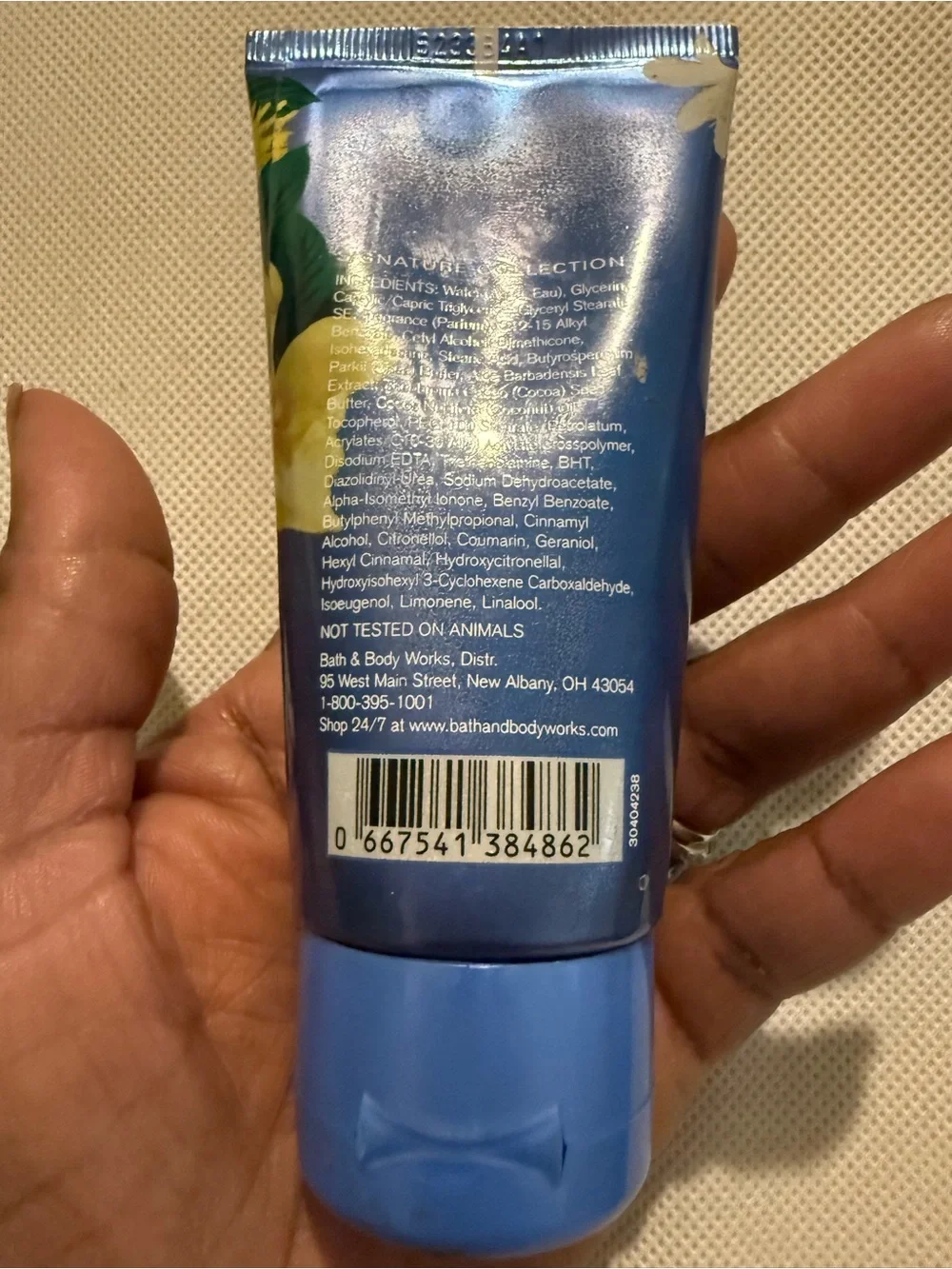 Bath & Body Works Moonlight Path Ultra Shea Body Cream - Blue